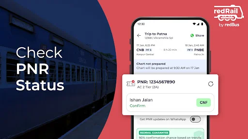 Train Ticket Booking App ڈاؤن لوڈ کریں – IRCTC کنفرم ٹکٹ اور لائیو اسٹیٹس - Screenshot 3