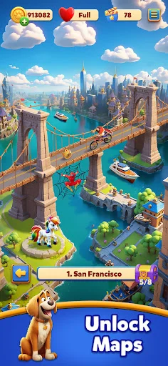 Royal Journey ڈاؤن لوڈ کریں – دلچسپ میچ 3 پزل گیم مفت - Screenshot 3