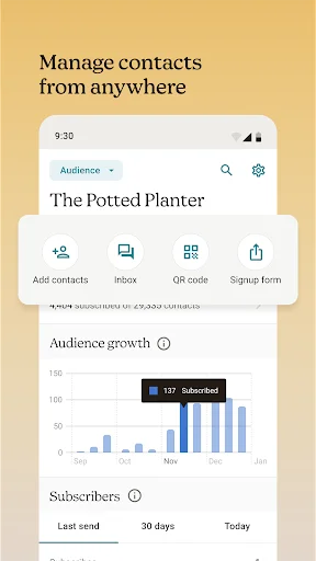 Mailchimp Email Marketing ایپ ڈاؤن لوڈ کریں – بلک ای میل اور اینالیٹکس - Screenshot 8