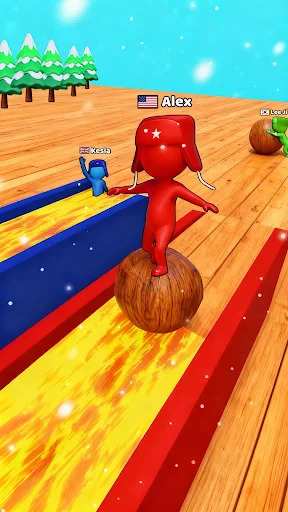 Snow Race 3D ڈاؤن لوڈ کریں – بہترین برفانی ریسنگ گیم - Screenshot 10