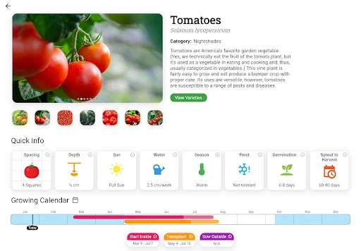 Planter – Garden Planner ڈاؤن لوڈ کریں – سبزیوں کی کاشت کا بہترین طریقہ - Screenshot 18