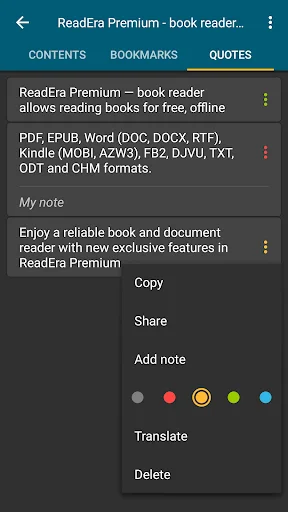 ReadEra Premium ڈاؤن لوڈ کریں – بہترین ای بک ریڈر ایپ - Screenshot 6