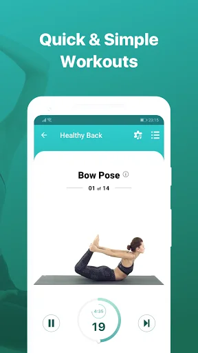 Yoga Poses ایپ ڈاؤن لوڈ کریں – ابتدائی افراد کے لیے بہترین یوگا - Screenshot 2