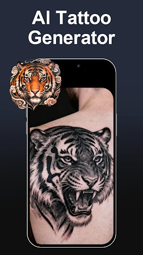AI Tattoo Design ڈاؤن لوڈ کریں – بہترین ٹیٹو جنریٹر اور ڈیزائن - Screenshot 1