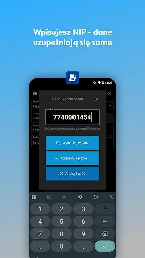 INTAXO Online Invoicing ڈاؤن لوڈ کریں – چھوٹے کاروبار کے لیے بہترین مفت سافٹ ویئر - Screenshot 6